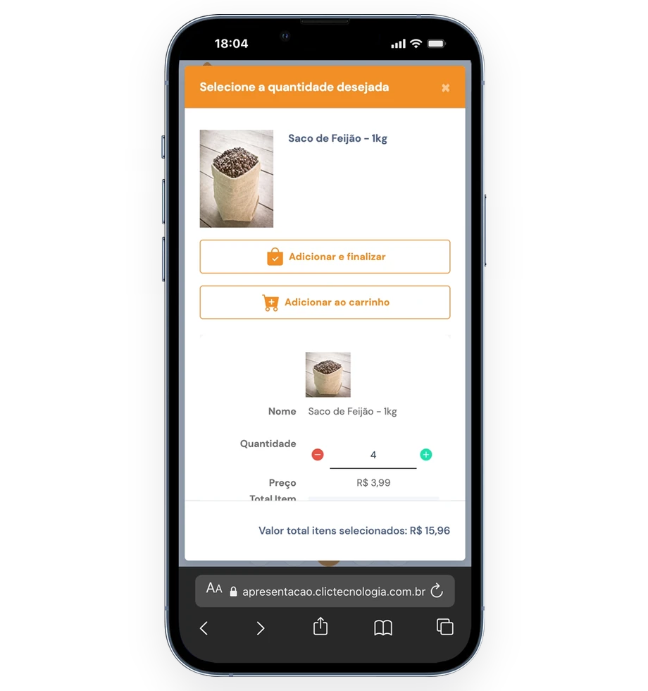 App de Pedidos ClicVenda